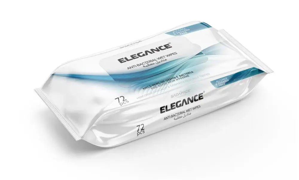 Elegance Anti-Bacterial Wet Wipes 
