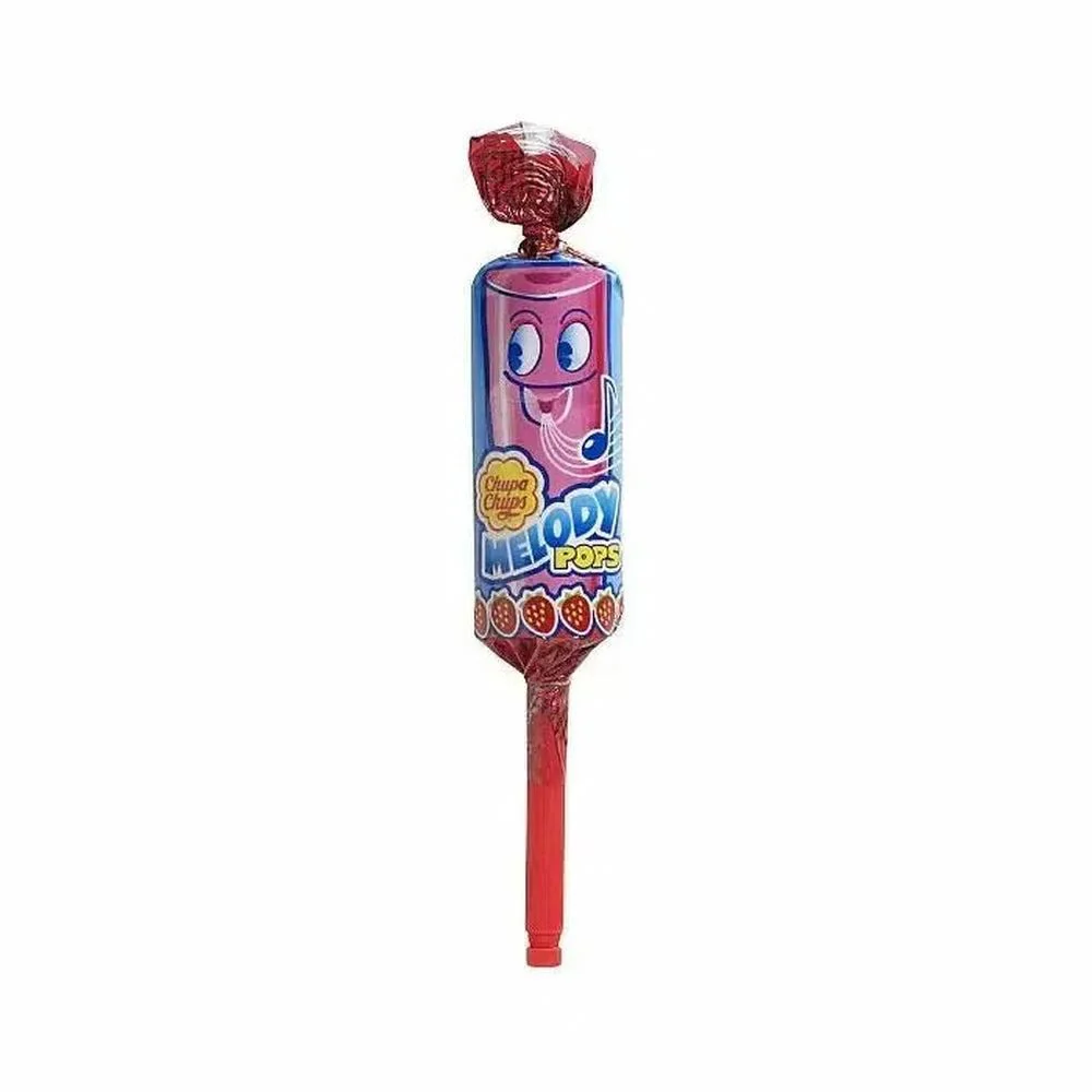 Melody Pops Strawberry Flavour Lollipops Musical Lolly
