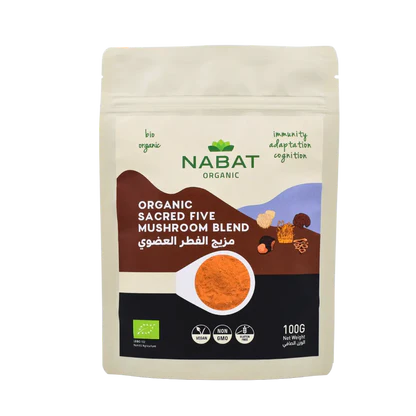 Nabat Organic Sacred Five Mushroom Blend 100g 