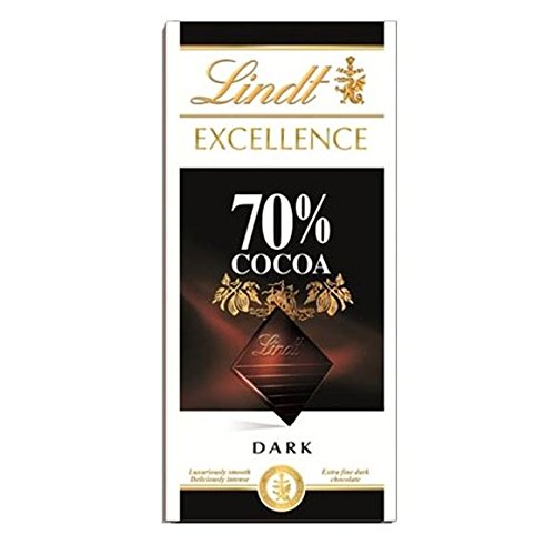 Lindt EXCELLENCE 70% Cocoa Intense Dark 100g (Pack of 1)