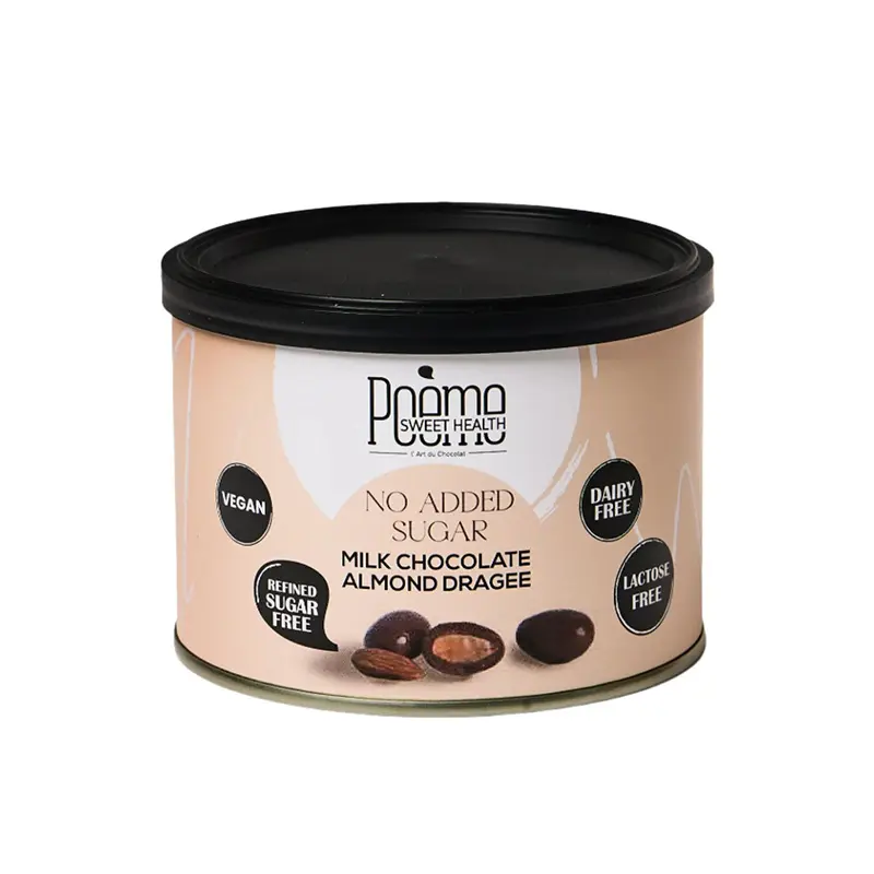 Poeme No Added Sugar Milk Choccolate Almond Dagree 