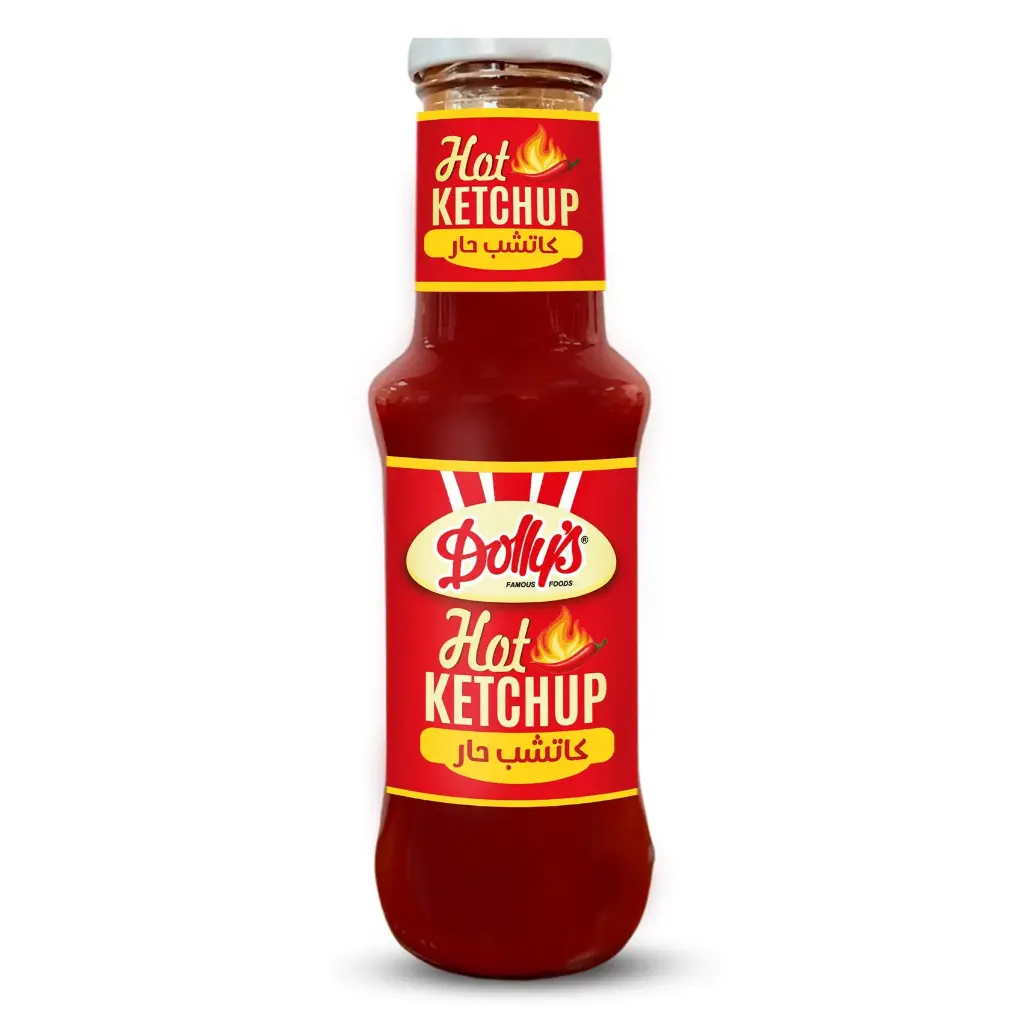 dollys hot ketchup 250g
