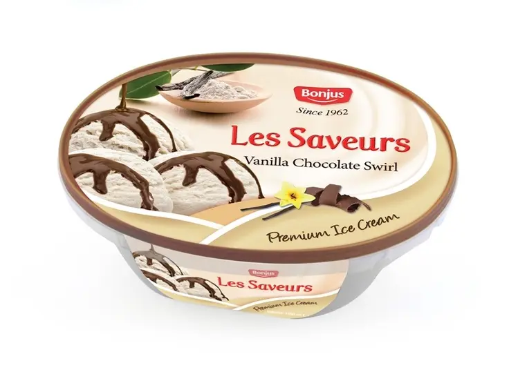 Bonjus Les Saveurs Vanilla Chocolate Swirl 1000ml
