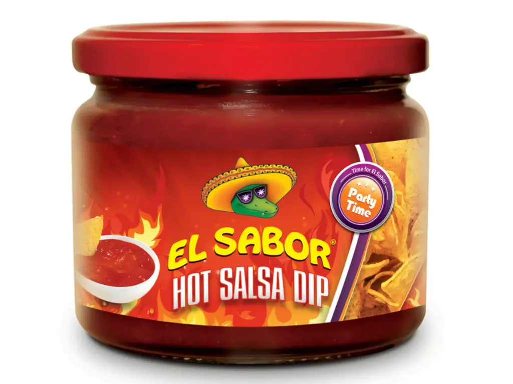 El Sabor hot salsa dip