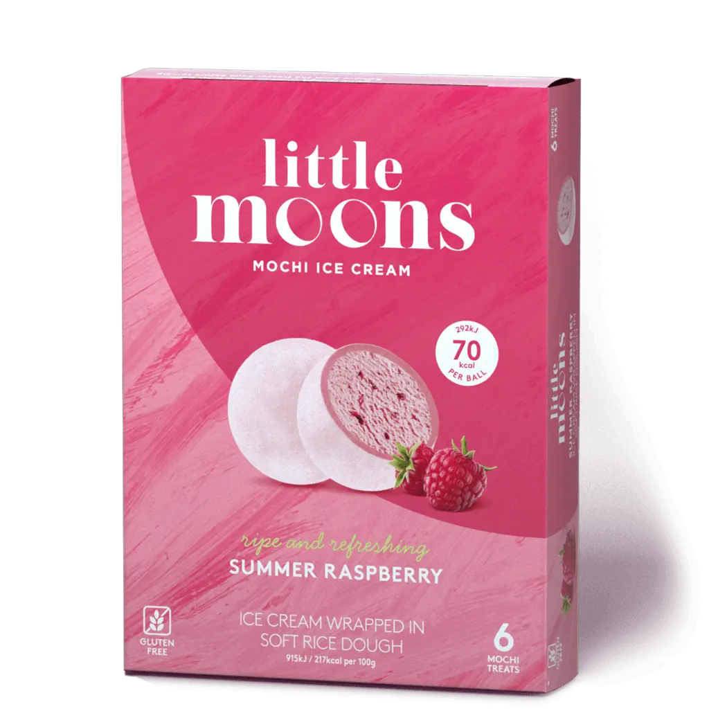 Little Moons Summer Raspberry Mochi Ice Cream