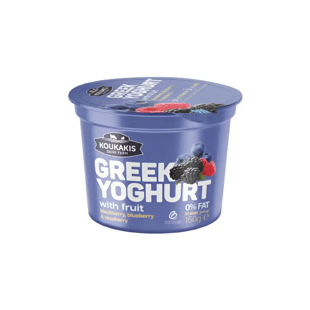 Koukakis Greek Yogurt Blackberry,Blueberry&Raspberry