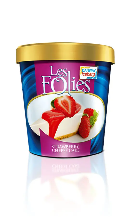 Iceberg Les Folies Strawberry Cheesecake 1L