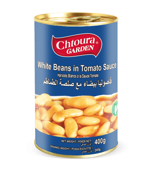 Chtoura White Beans In Tomato Sauce 400g