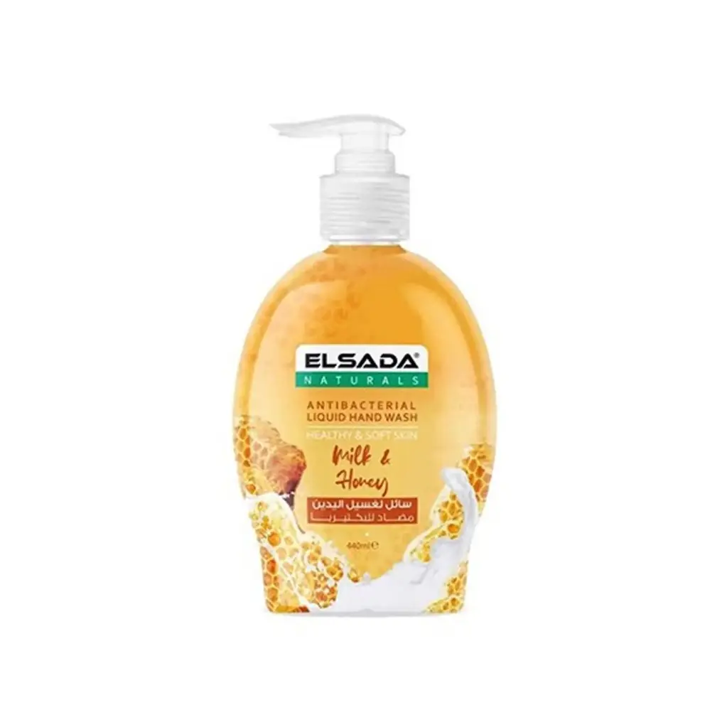 El Sada Antibacterial Liquid Hand Wash Milk&Honey 440ml