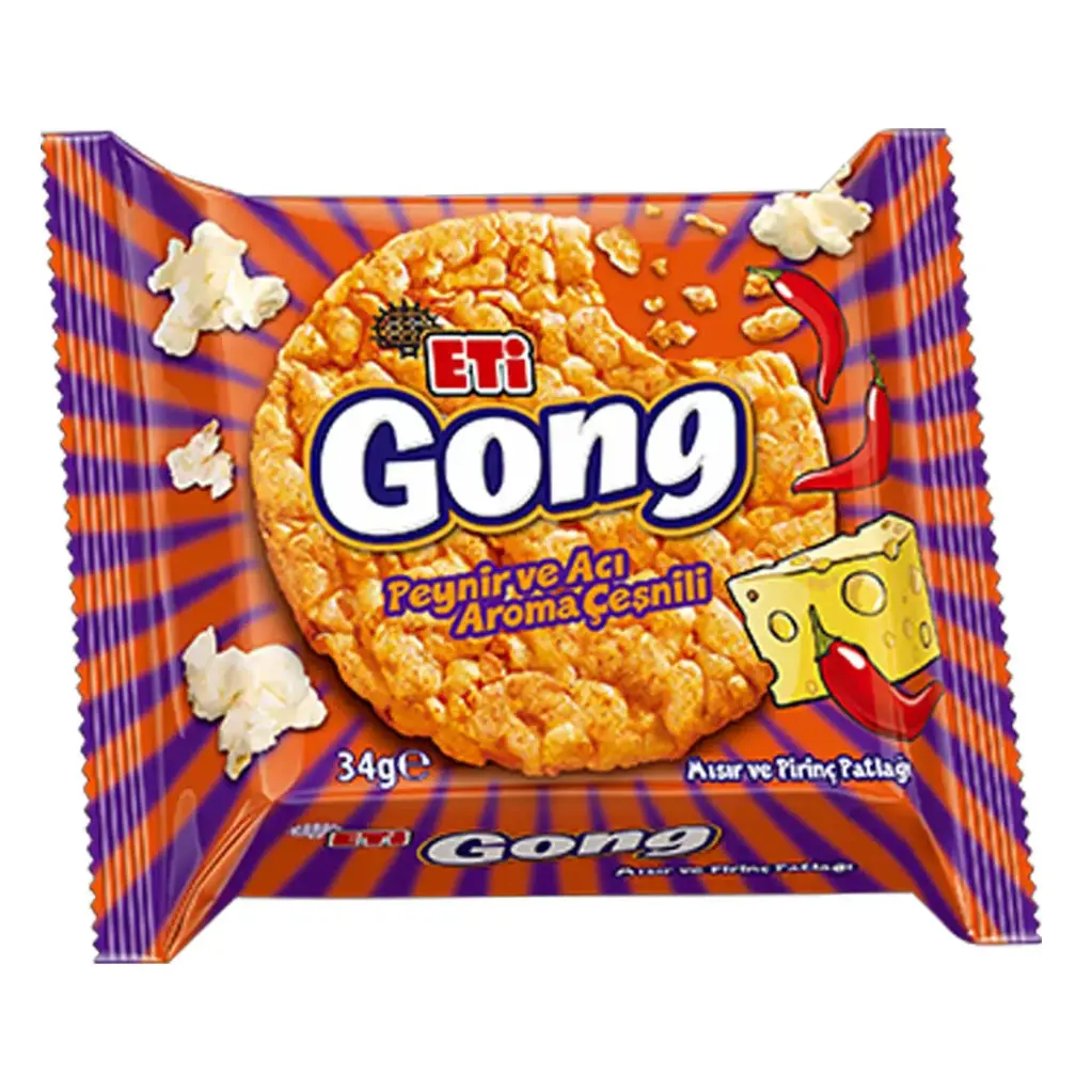 Eti Gong Cheese And Chili 34g