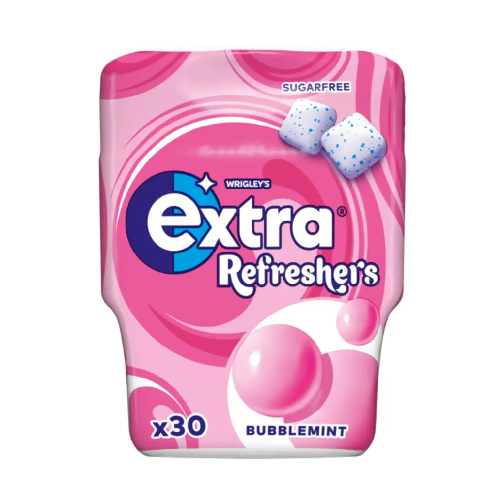 Extra Refreshers BubbleMint Flavor 30pcs