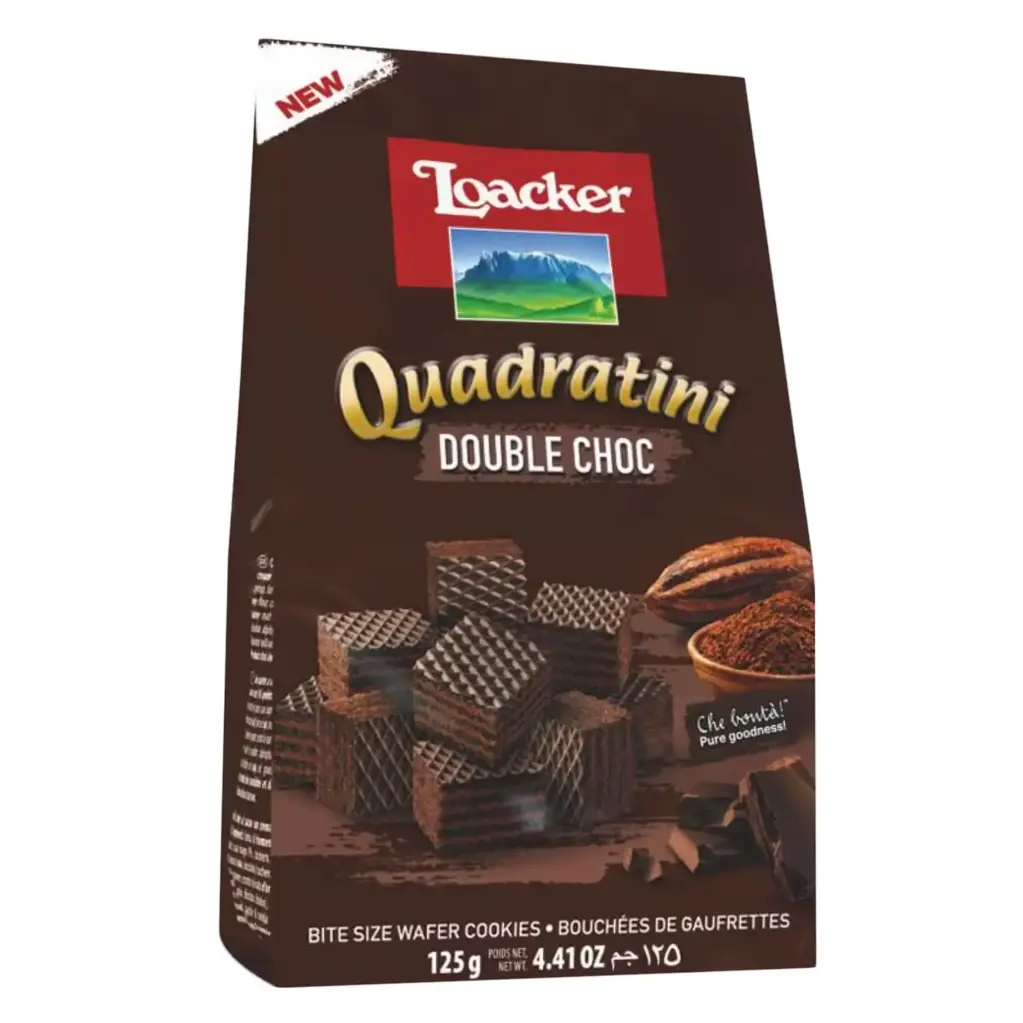 Loacker Quadratini Double Choc 125g