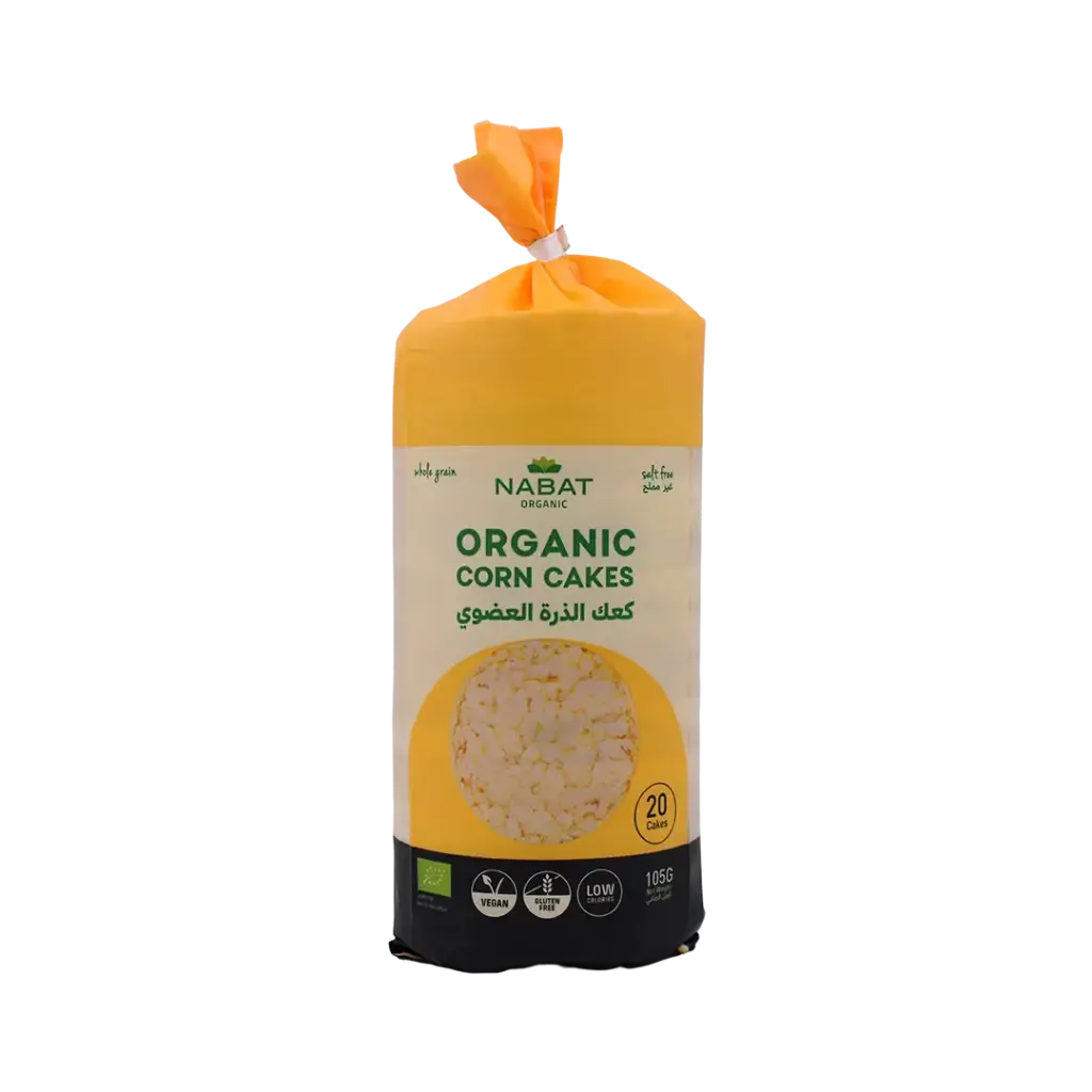 Organic Corn Cakes Salt Free 105gr