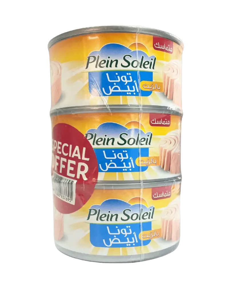 Plein Soleil 3*White Tuna in Oil 185g