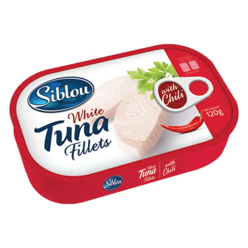 Siblou Tuna Fillets Chili 120g