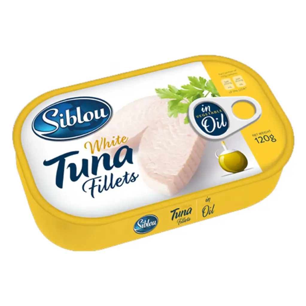 Siblou Tuna Fillets Oil 120g