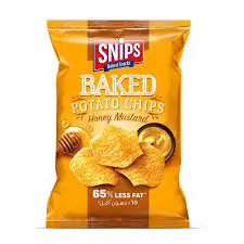 Snips Baked Chips Honey Mustard 165g