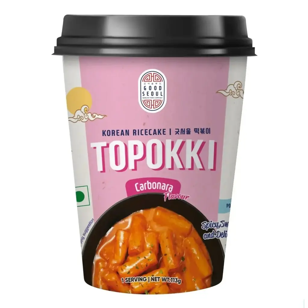 Topokki Rice Cake Carbonara 135g