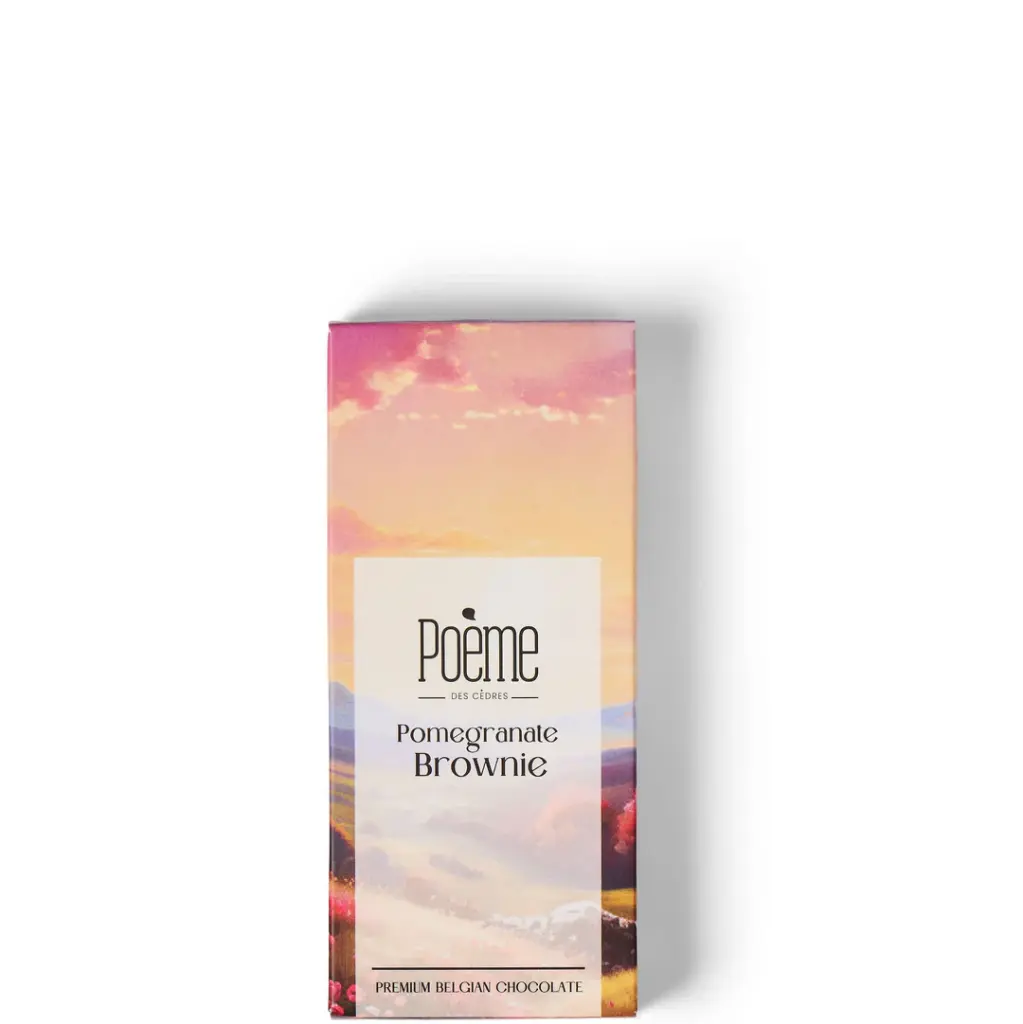 Poeme Pomegranate Brownies Bar 100g