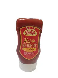 Dollys Hot Ketchup 340g
