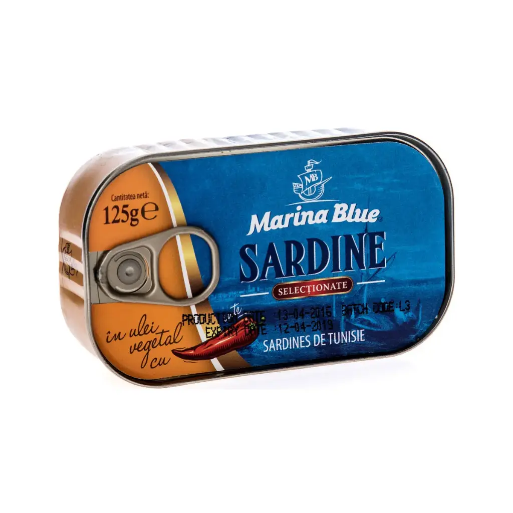 Marina Sardines With oil Hot125g