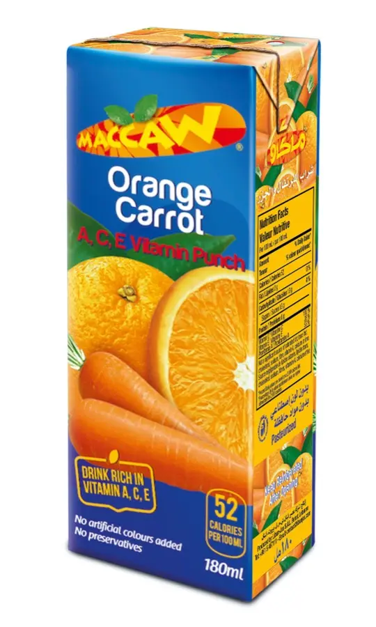 Maccaw Orange&carrot 180ml