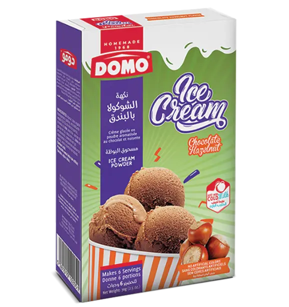 Domo Ice Cream Chocolate Hazelnut  70g