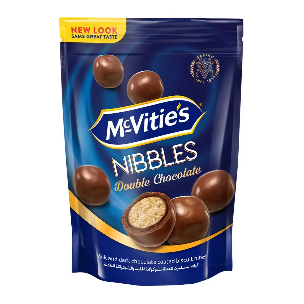 McVitie Nibbles Double Chocolate 110g