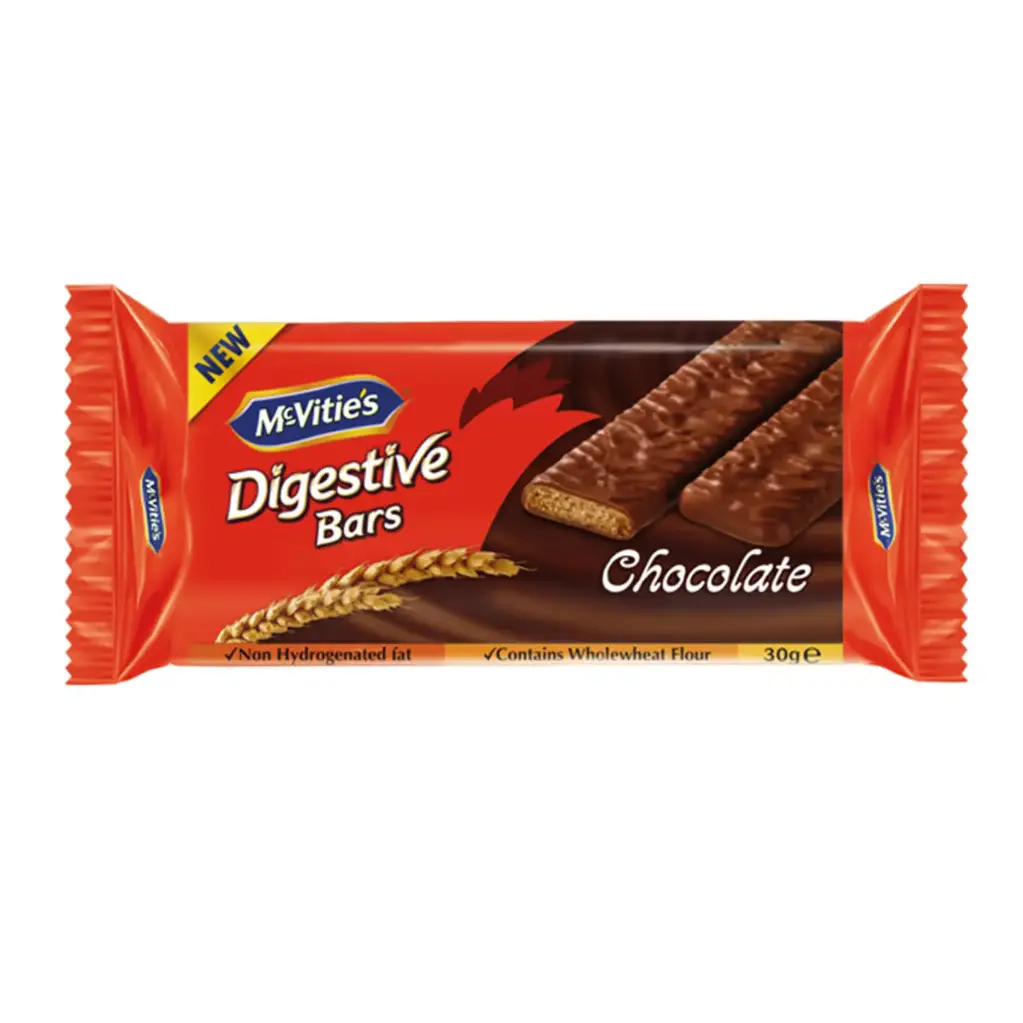 McVitie Digestive Bars Milk Chocolate 30g