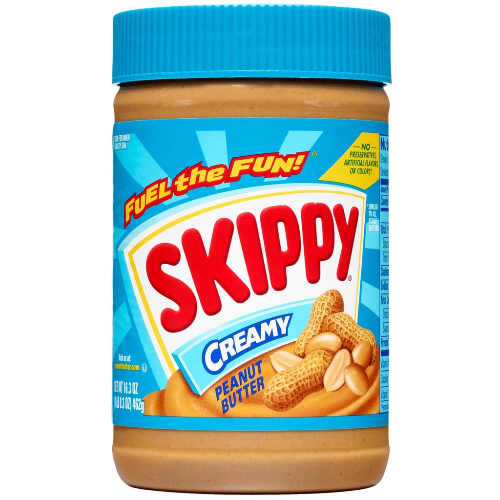 Skippy Creamy Peanut Butter 462g