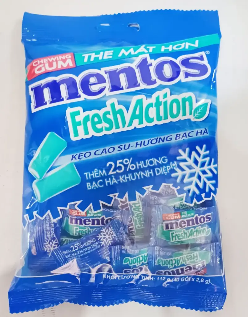 Mentos Gum Fresh Action 40pcs