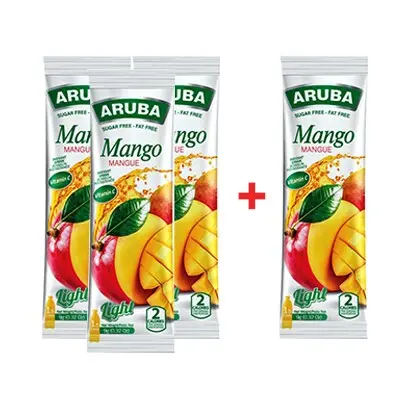 Aruba Drink Mango Light 3+1 Free .