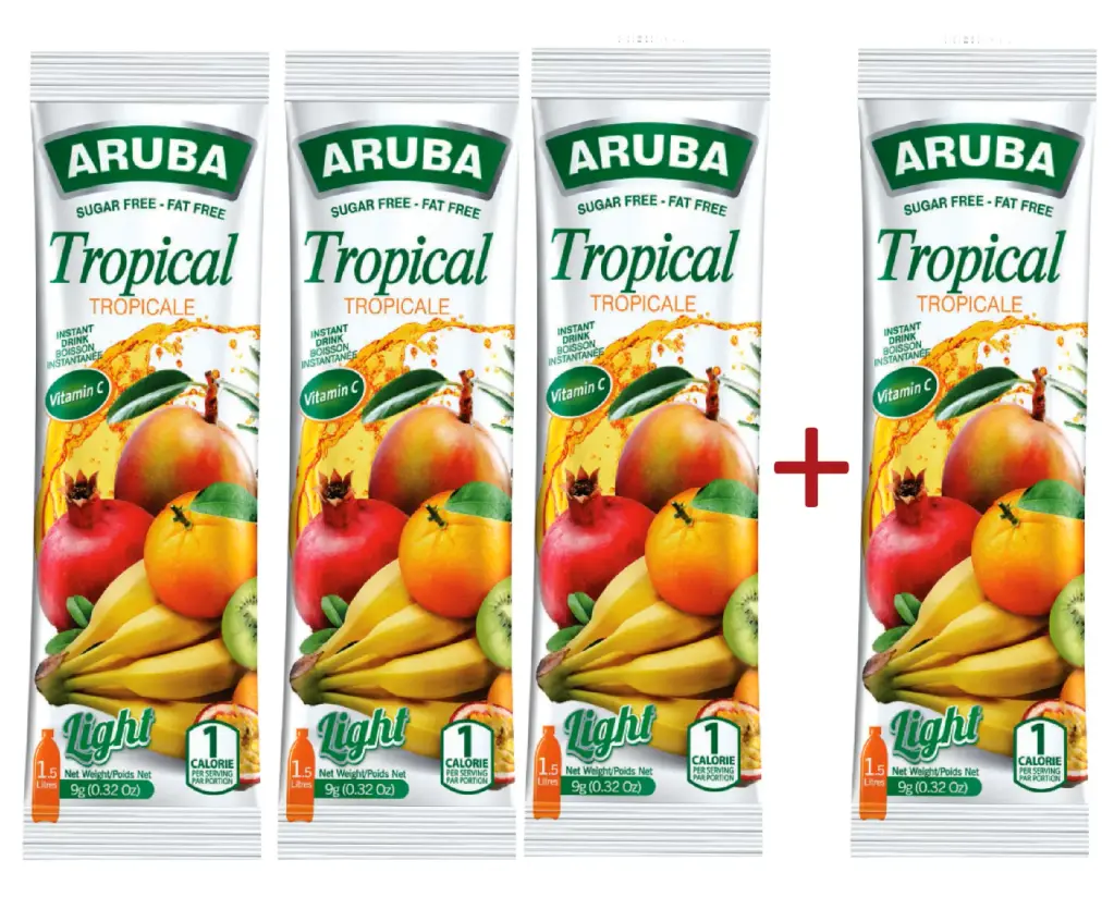 Aruba Drink Tropical Light 3+1 Free