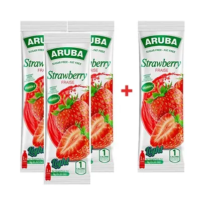 Aruba Drink Strawberry Light 3+1 Free