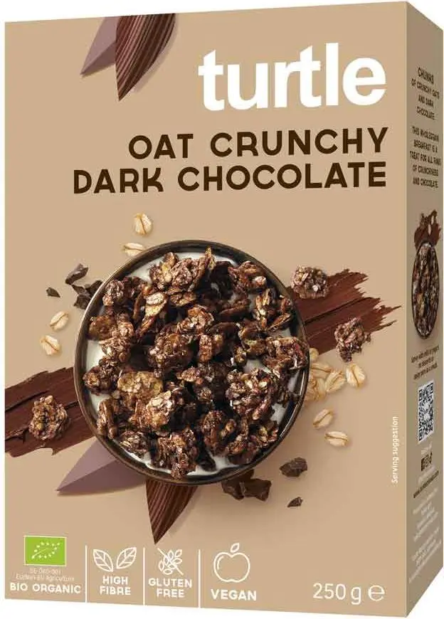 Turtle Oat Crunchy Dark Chocolate 250g