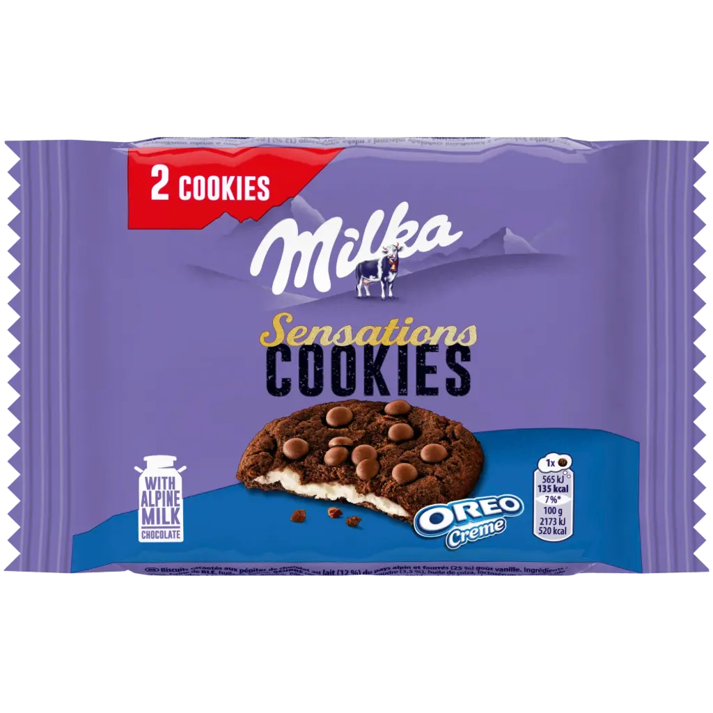 Milka Sensations Cookies Oreo 52g