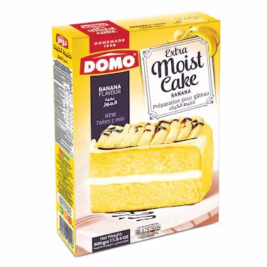 Domo Extra Moist Cake Banana 500g