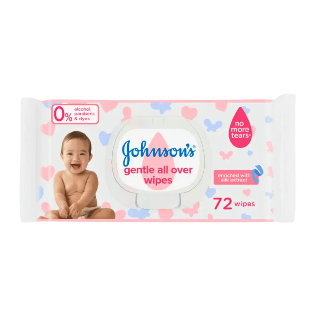 Johnsons 72 Wipes