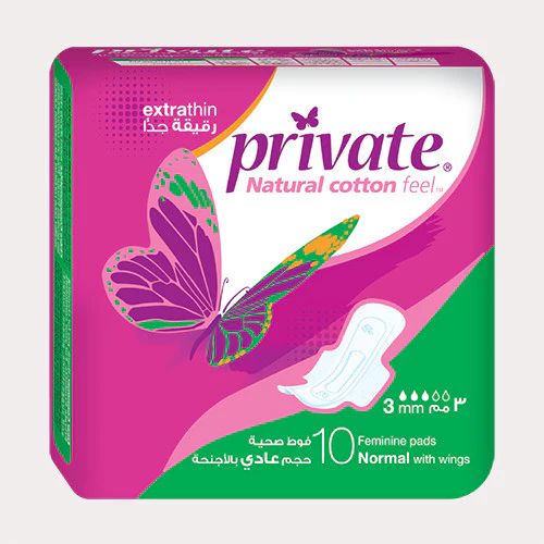 Private  Extra Thin Normal With Wings 10