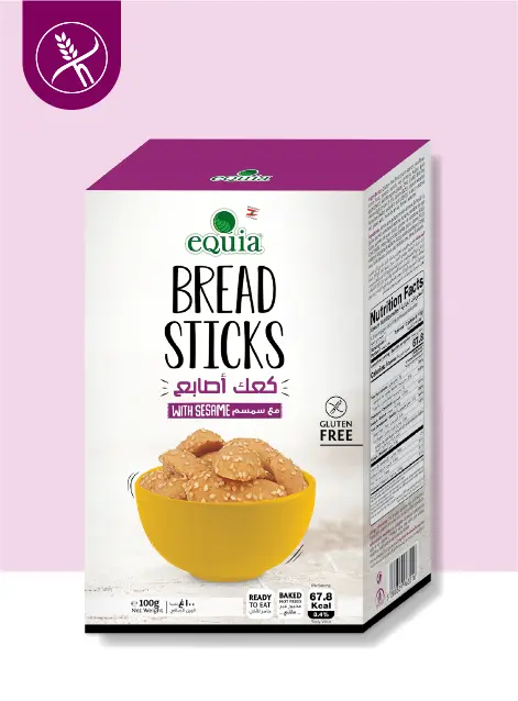 eQuia Bread Sticks With Sesame 100g