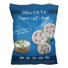 Snackty Rice Cake Labneh & Thyme 30g