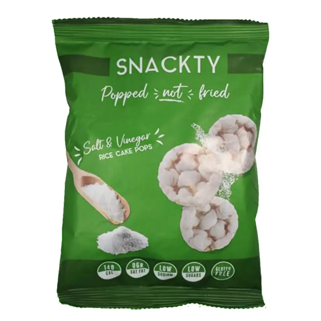 Snackty Rice Cake Salt & Vinegar 30g