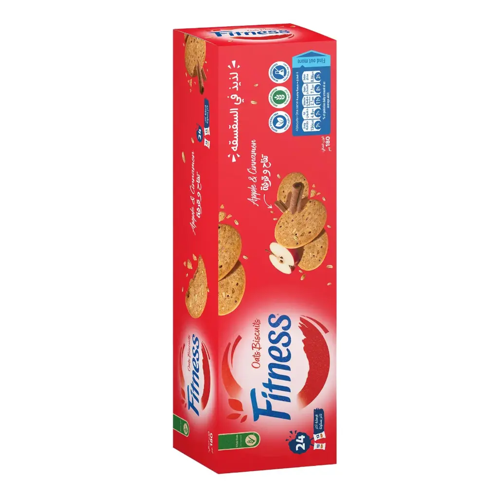 Fitness Biscuit Apple& Cinnamon 180g