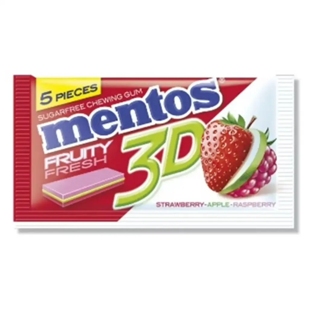 Mentos 3D Strawberry 15g