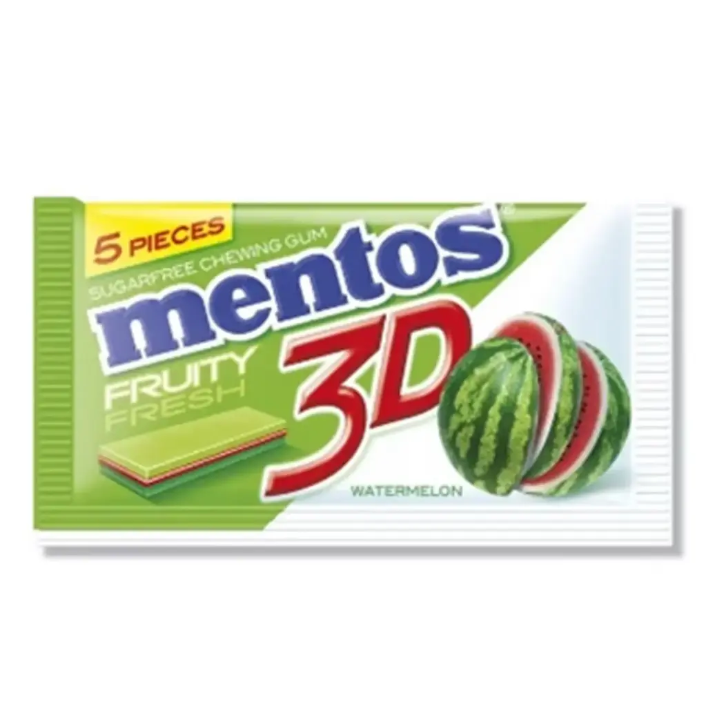 Mentos 3D WaterMelon 15g