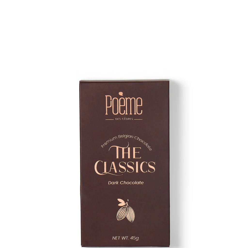 Poeme Classic Dark Chocolate bar