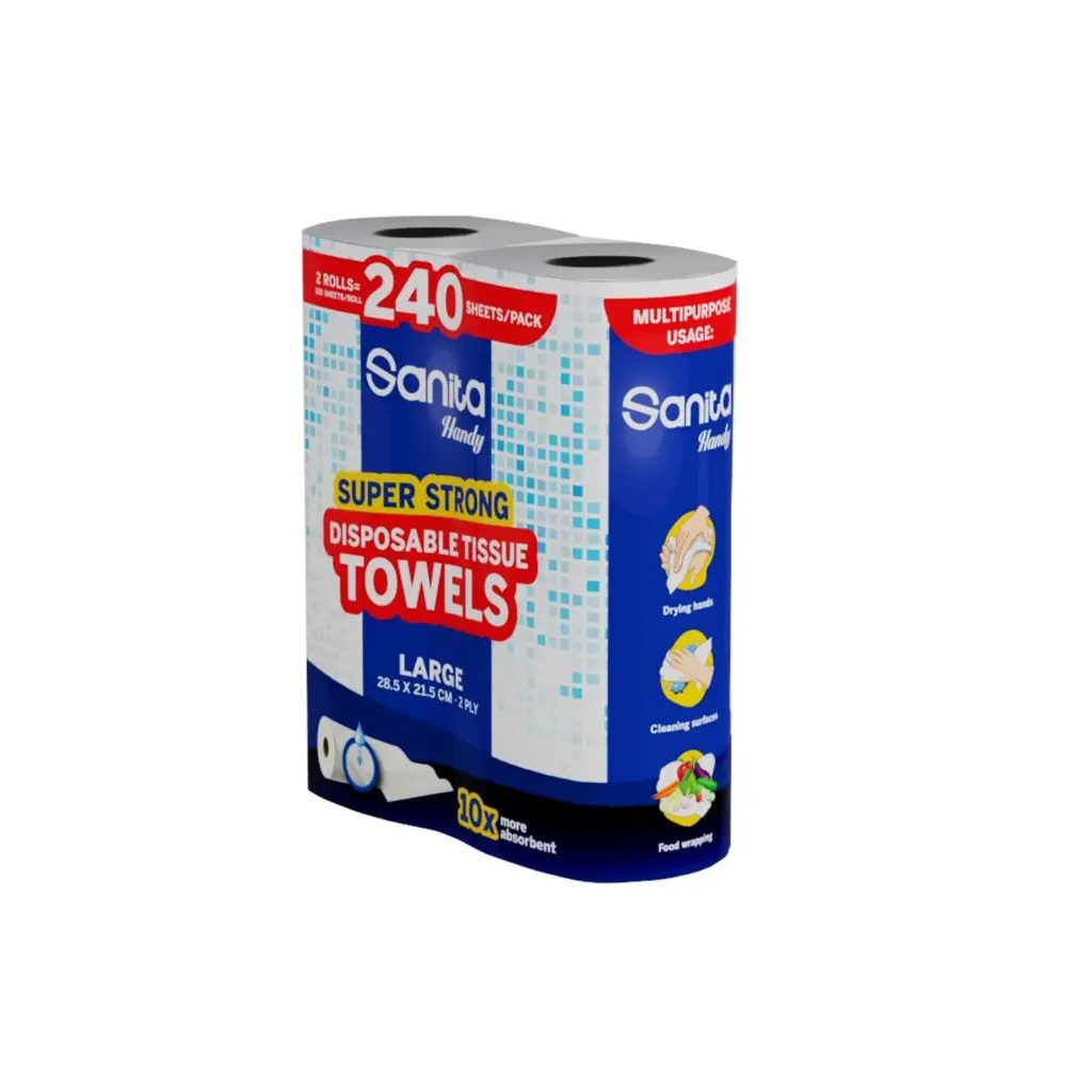 Sanita Tissue Towels 240 Sheets