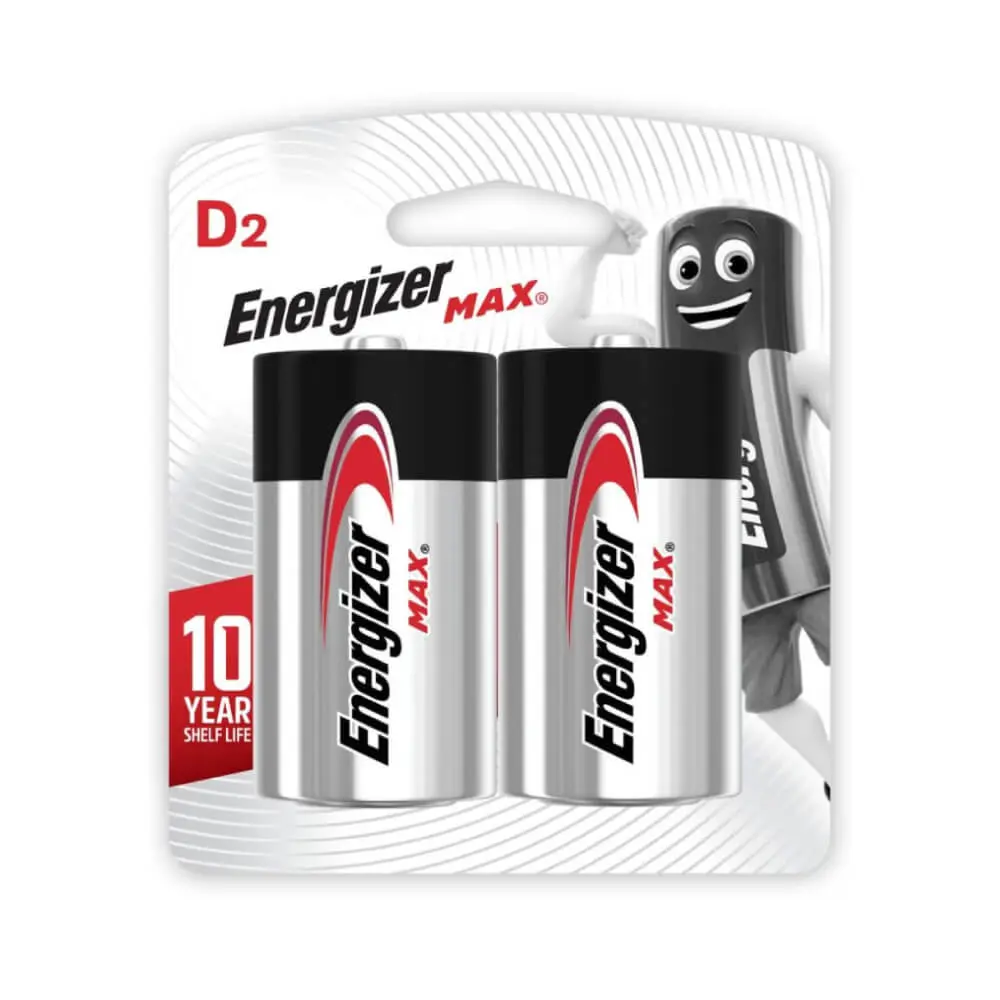 Energizer Max D BP2