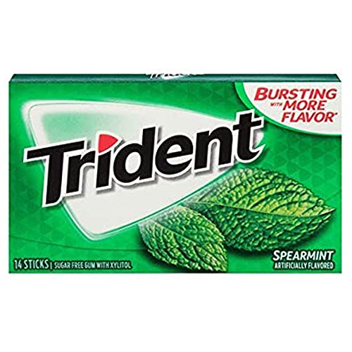 Trident 14 sticks gum Spearmint