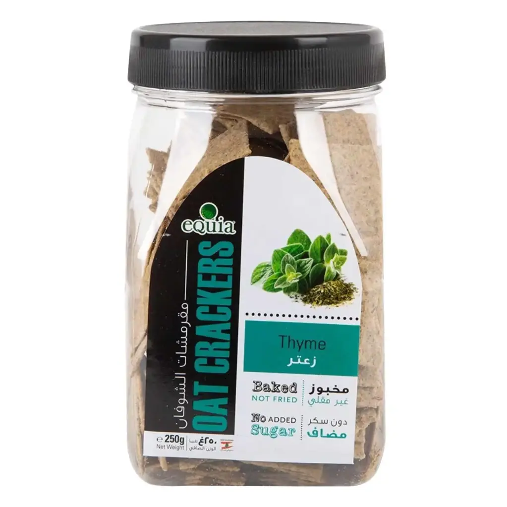 Equia Oat Crackers Thyme 250g